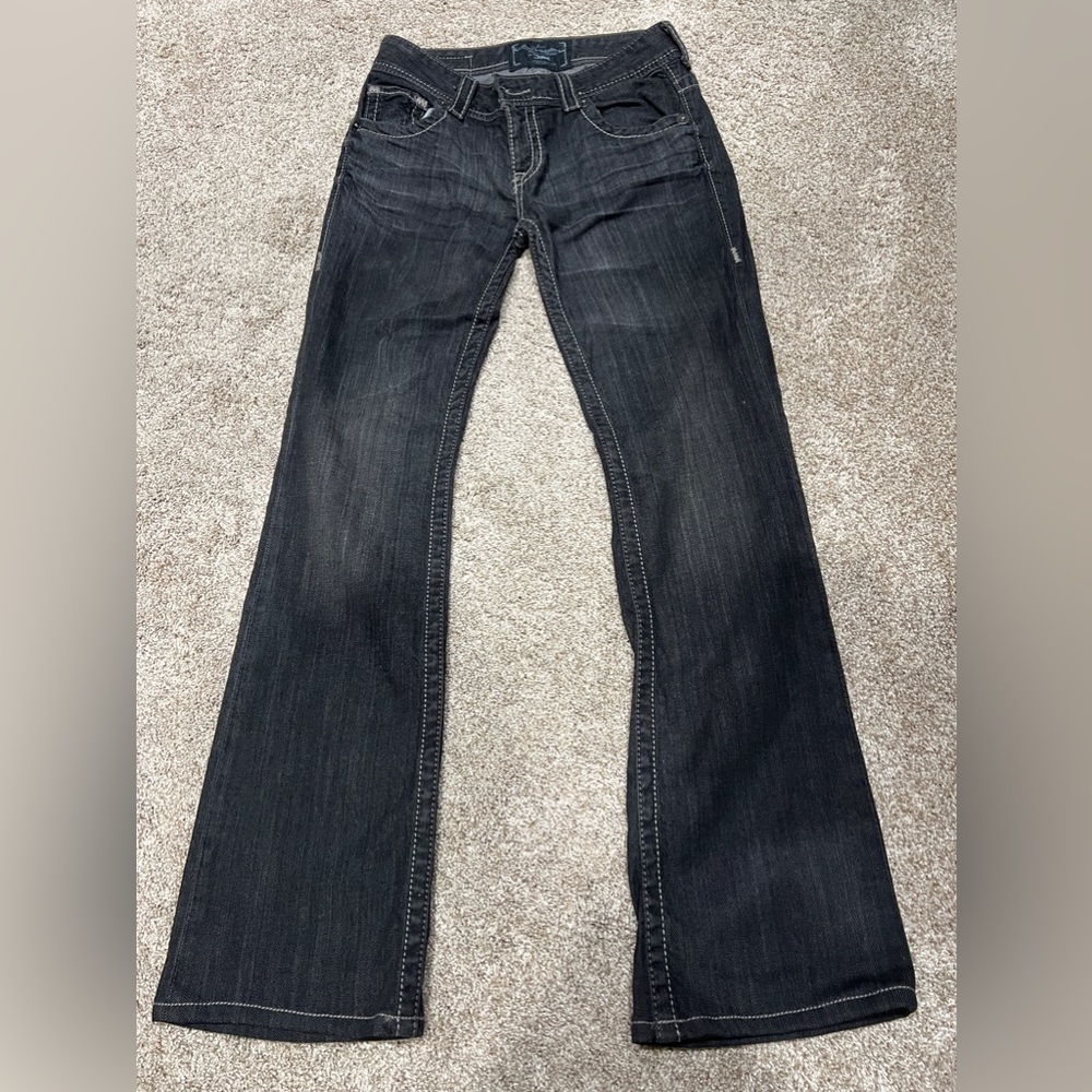 Big Star Sophie Black slightly distressed jean, size 28